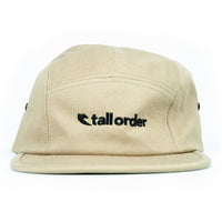 Tall Order Logo Camper Cap - Tan at . Quality Hats and Beanies from Waller BMX.