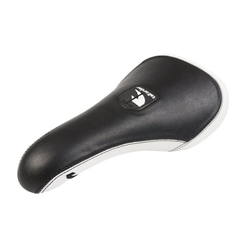 Tall Order Logo Slim Pivotal Seat - Black/White at . Quality Seat from Waller BMX.