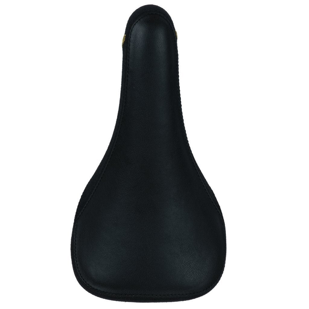 Tall Order Slim Titanium Railed Seat - Black With Gold Logo at . Quality Seat from Waller BMX.