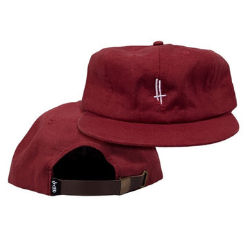 The Trip Rip Stop Life 6 Panel Cap - Red at . Quality Hats and Beanies from Waller BMX.