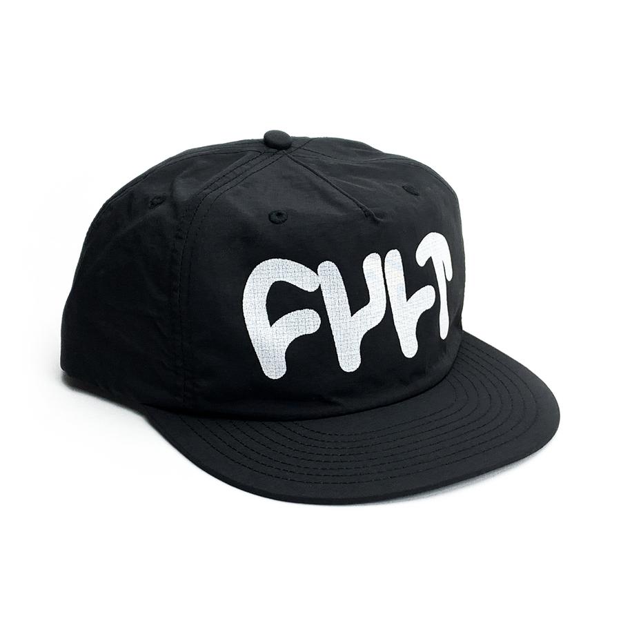 Cult Thick Logo Cap - Black - Waller BMX