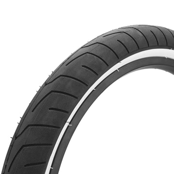 Kink Sever Tyre - Black With White Sidewall 2.40" | BMX