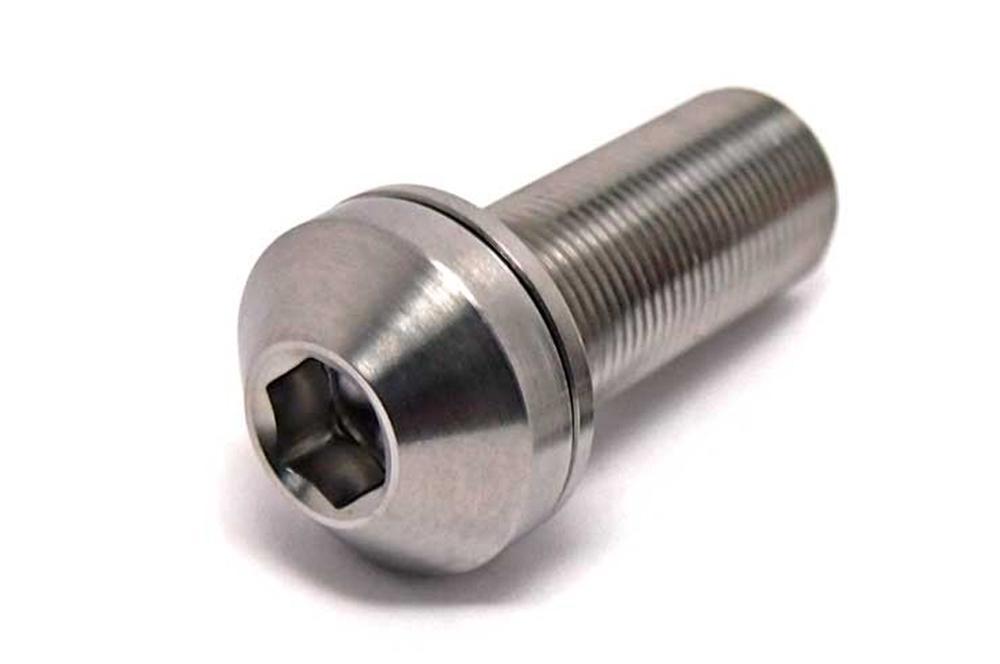 TLC Bikes Titanium 14mm Female Axle Bolts at 15.99. Quality Hub Nuts and Bolts from Waller BMX.