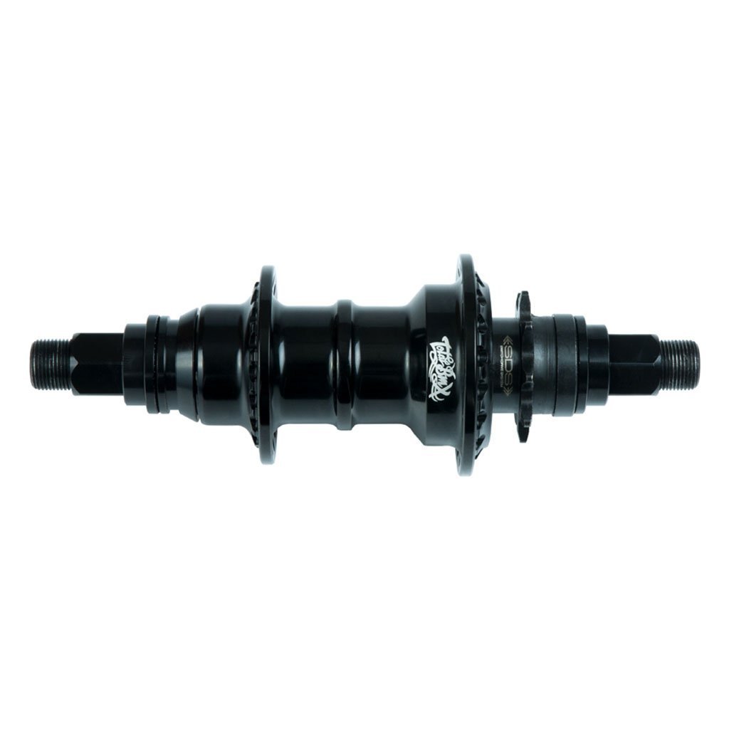 Total BMX Tech 2 Cassette Hub - Black 9 Tooth at . Quality Hubs from Waller BMX.