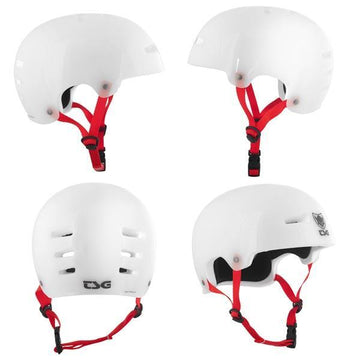 TSG Evolution Helmet - Clear White at 47.24. Quality Helmets from Waller BMX.