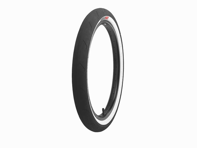 Animal ASM Tyre 20" x 2.25" White Wall - Waller BMX
