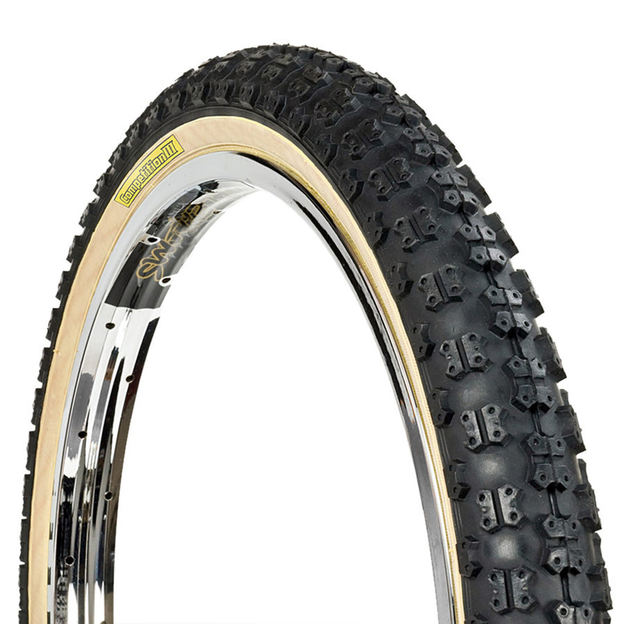 Tioga Comp III 20 Pollici Coppia Pneumatici BMX Tioga Comp III Old School - 20x1.75/2.125, Skinwall, Per Raleigh Burner Copertone BMX Nero Parete Marrone Tioga Comp III 20 Pollici Coppia Pneumatici BMX Tioga Comp III Old School - 20x1.75/2.125, Skinwall, Per Raleigh Burner Copertone BMX Nero Parete Marrone