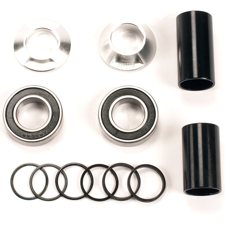 United Supreme Mid Bottom Bracket 22mm Polished - Waller BMX