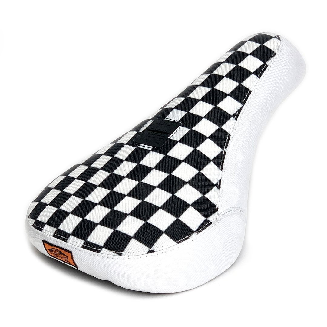 Cult X Vans Slip On Pro Pivotal Seat - Checkered White - Waller BMX