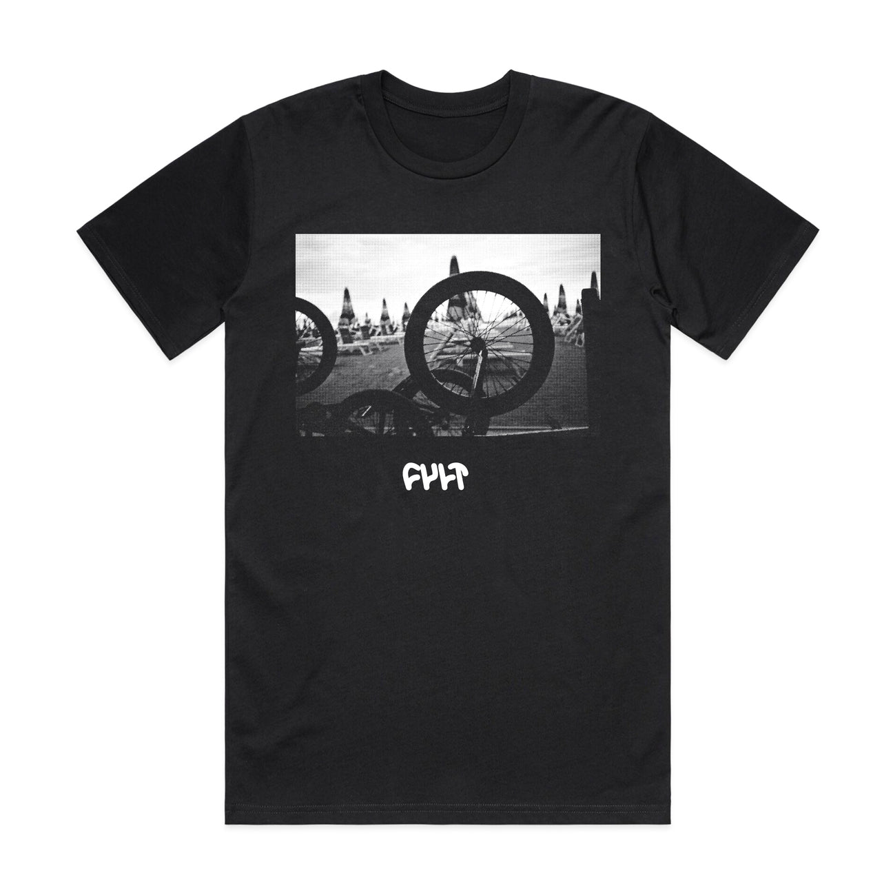 Cult Wheels T-Shirt - Black - Waller BMX